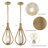 Olney 1-Light Farmhouse Kitchen Pendant Light with Glass Shade