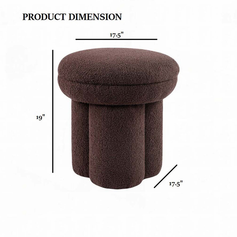 Tabouret de chaise d'appoint, Gris foncé