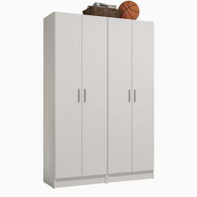 Armoire de rangement en bois Hokku Designs