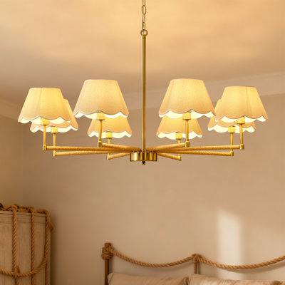 Lustre 37 lumières style bohémien 37 pouces 