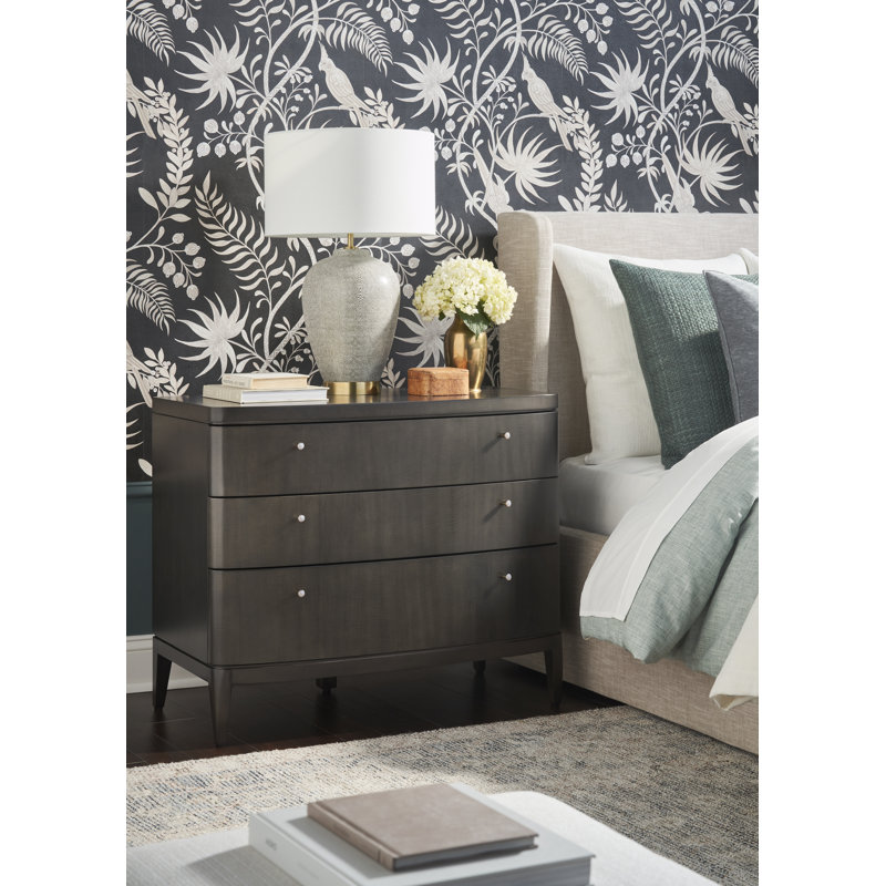 Medley 3 - Drawer Solid Wood Nightstand