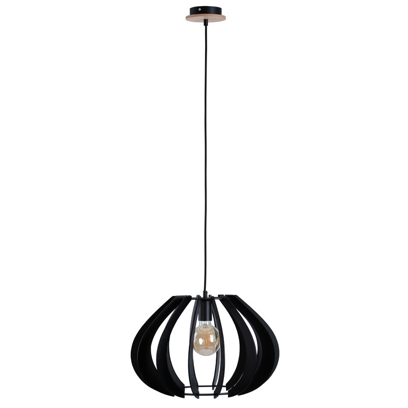 Weathers 1 - Light Single Pendant, Black