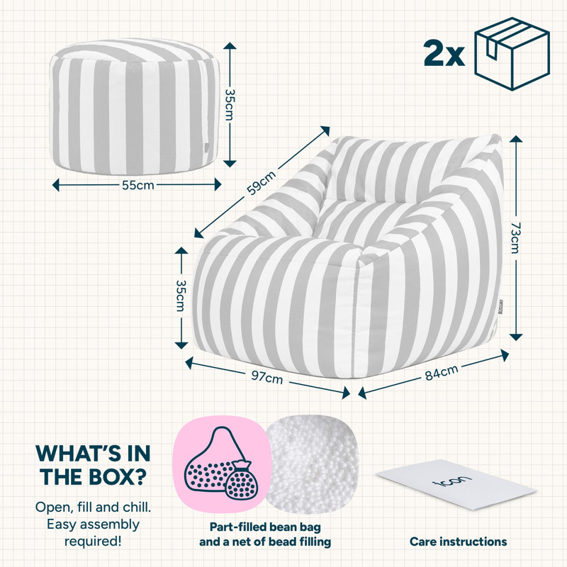 Loveseat, Blue