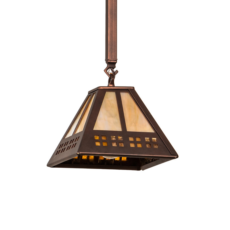 Shivank 1 - Light Coffee Cinnamon Metallic Pool Table Lights Pendant
