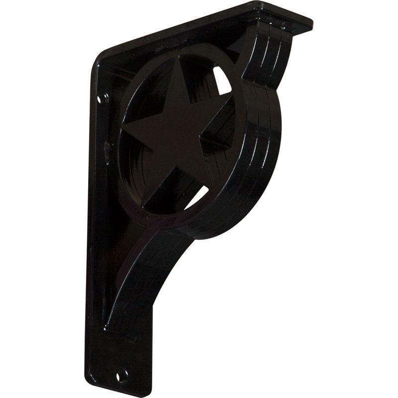 Support en fer forgé Austin, 2 po x 8 po
