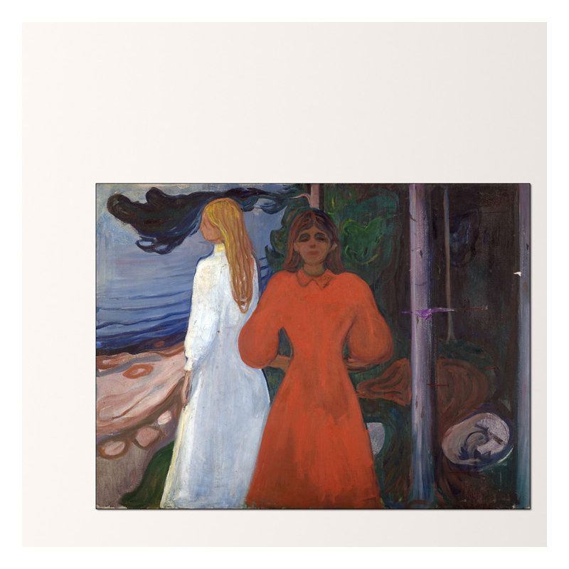 Edvard Munch - Wrapped Canvas Painting, 90cm H x 120cm W x 1.8cm D
