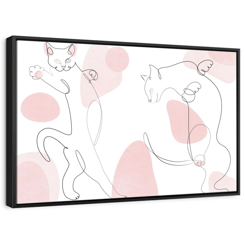 Reproduction sur toile Isaias Cat's Poise, H 9 po x l 13 po