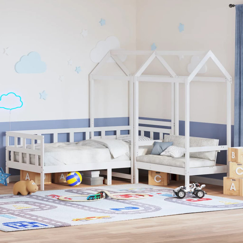 Zavier Solid Wood Daybed, White, 80cm x 200cm