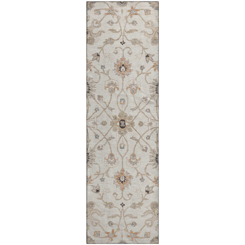 Premium Machine Washable Ducote AMF1137 Global Rug, Runner 2'3" x 7'6"