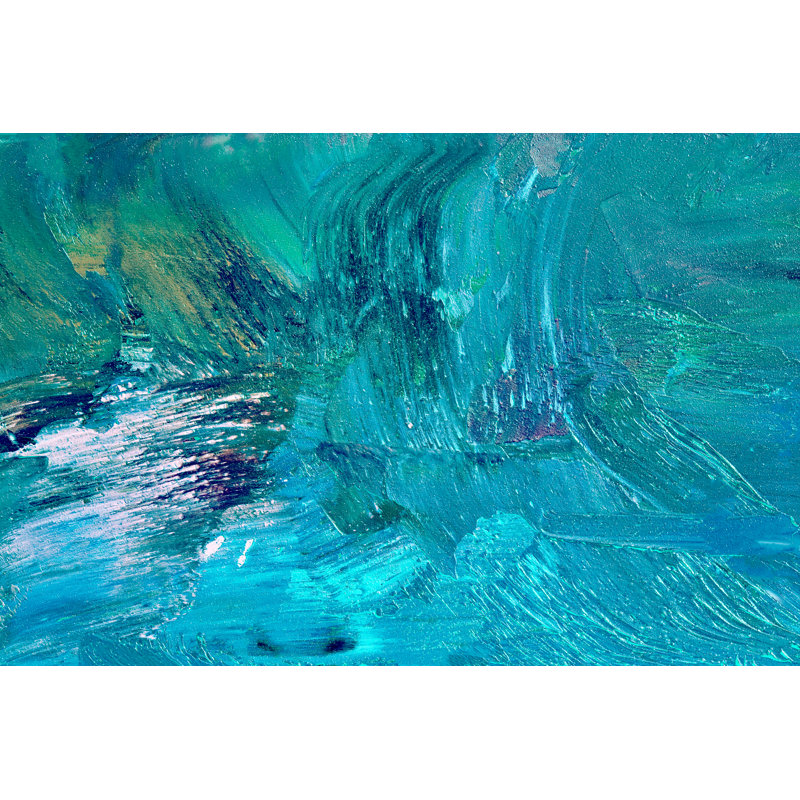 Aghadavy Oil Texture Background by Irina Lev - Wrapped Canvas Painting, 81cm H x 122cm W x 3.8cm D