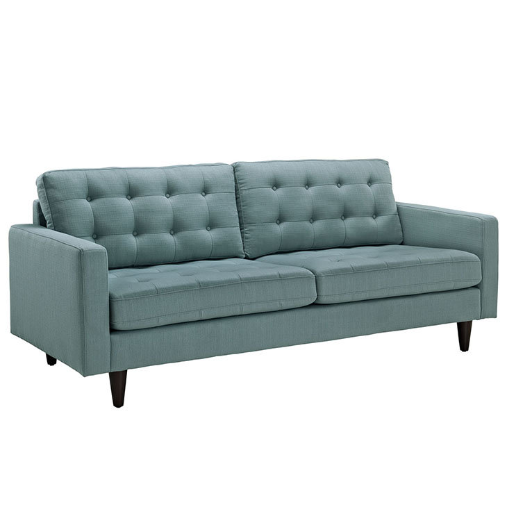 Ensemble de canapé et fauteuils en cuir Empress