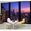 Papier peint adhésif auto-adhésif moderne pour la chambre Dusk City Skyline Bridge-875947249