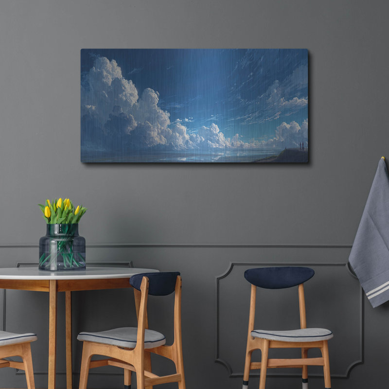 «Summit Together» par Ann Klee, art mural en métal, 48 po x 24 po, H 24 po x l 48 po