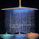 Gold Shower Faucet Set 3 Ways System Led 12 in Rainfall Head Combo Mixer Valve
