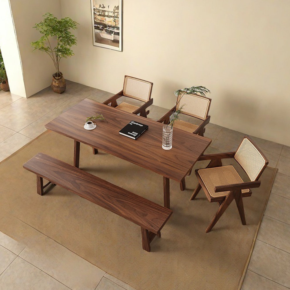 Beicang Home Walnut practical dining table | Wayfair