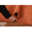 Tapis orange pour vestibule moderne Gabbeh 3 x 4