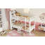 Lit superposé avec tablettes, lit en bois d'hévéa avec tête de lit à tablettes, barrières de sécurité et échelle, convertible en 2 lits-1142970070