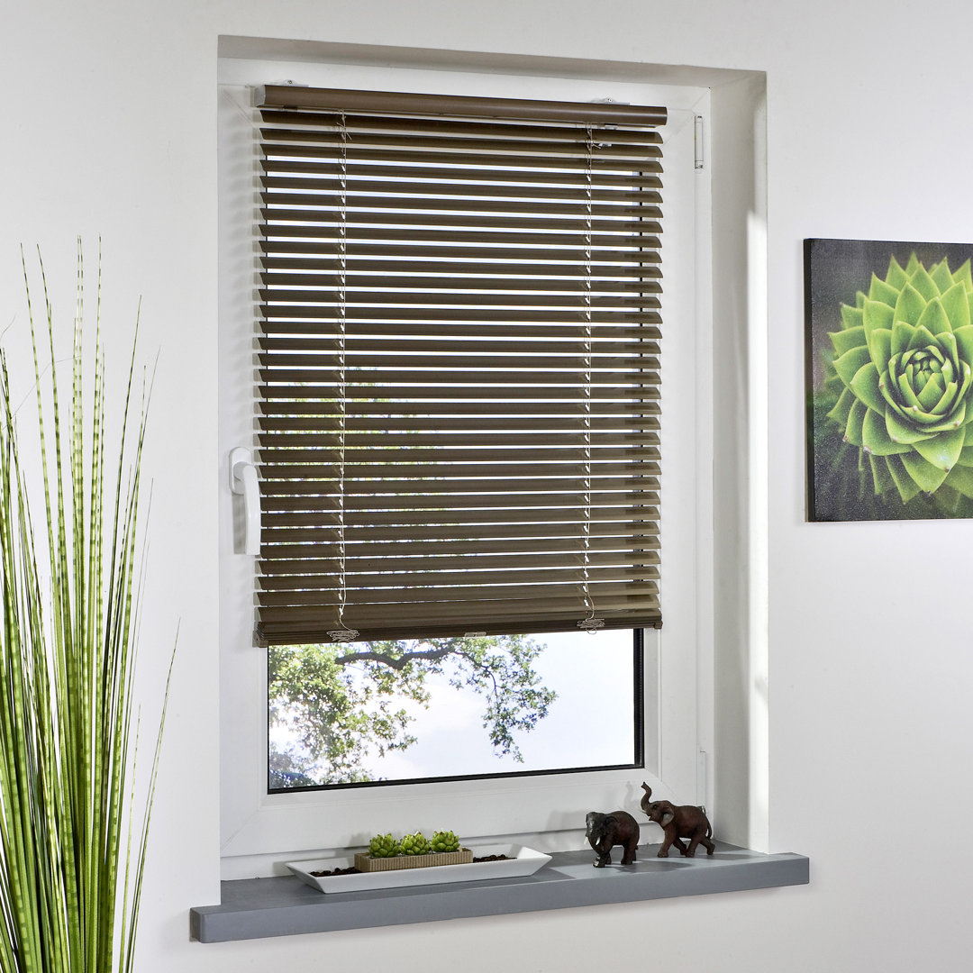 17 Stories Jalousien Größe: 100 x 130 cm, Farbe: Bronze