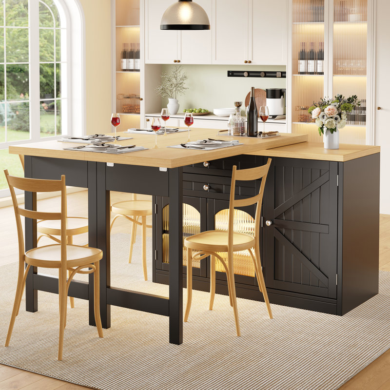 Kitchen Island, Black