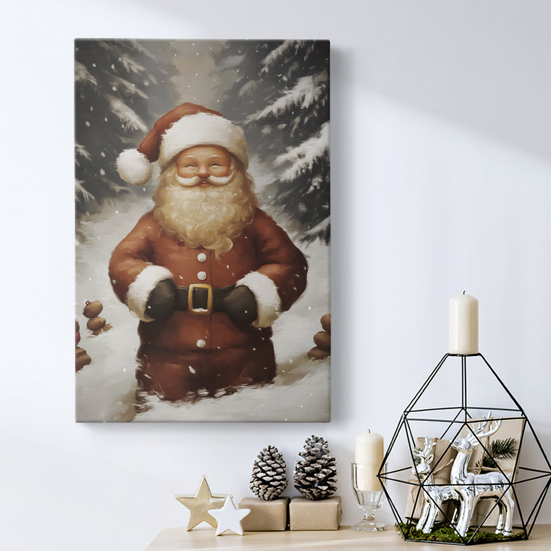 Art des Fêtes de Noël - Toile tendue avec châssis - série 2-11, H 12 po x l 8 po