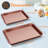 NutriChef Non-Stick Steel 2 Piece Baking Sheet Set