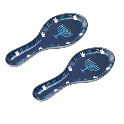 2-Piece Hanukkah Spoon Rest