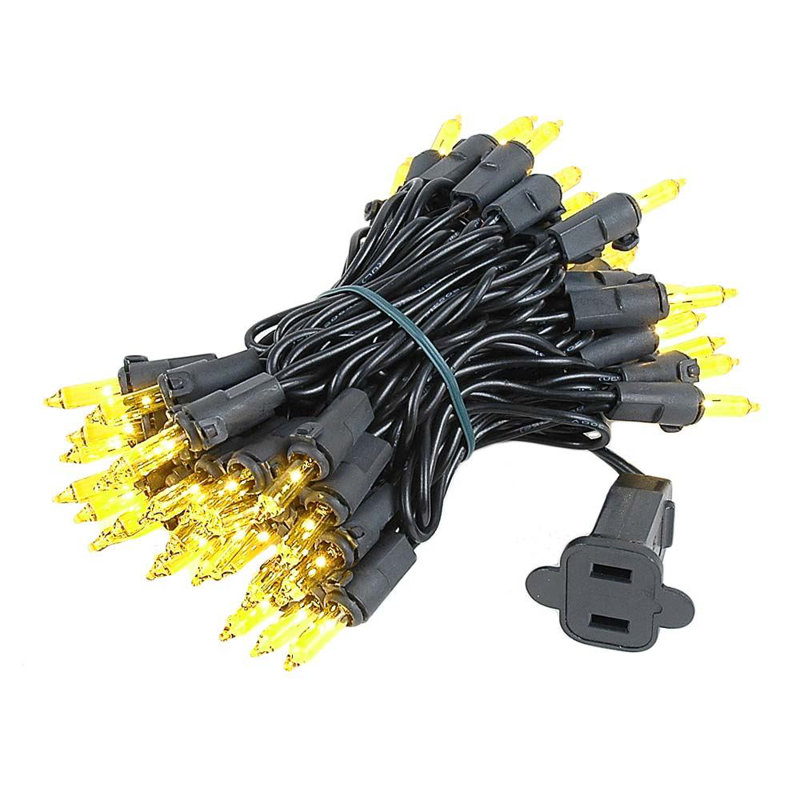 Mini-chaîne pour l’extérieur 11'50 ampoules Pirtle, Jaune, Noir