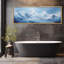 «Pristine Peaks Snow-Capped Mountains», reproduction d'art rétro sur toile-98042412-111665176