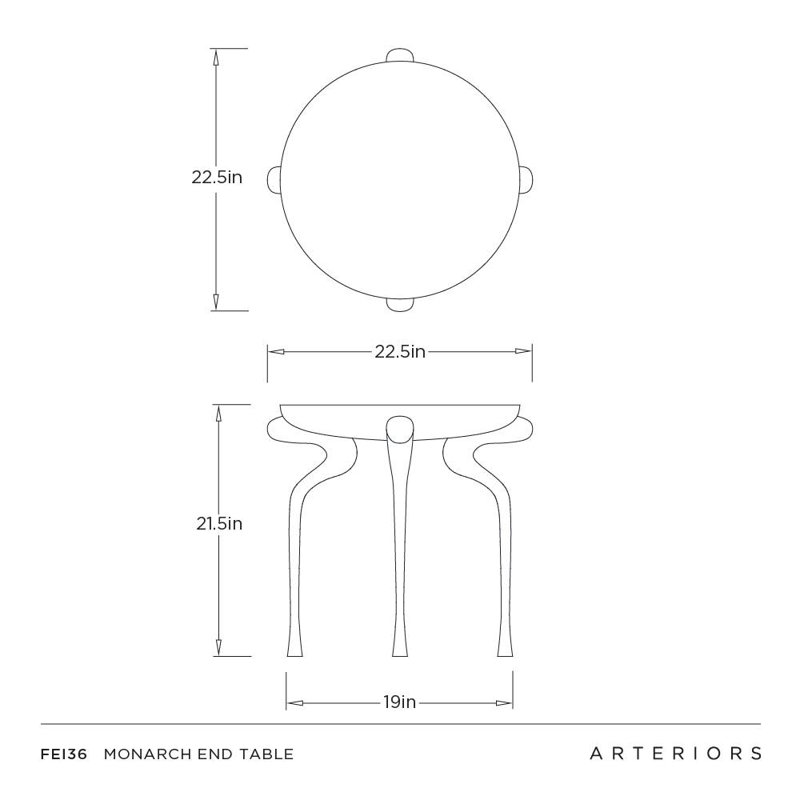 Monarch End Table