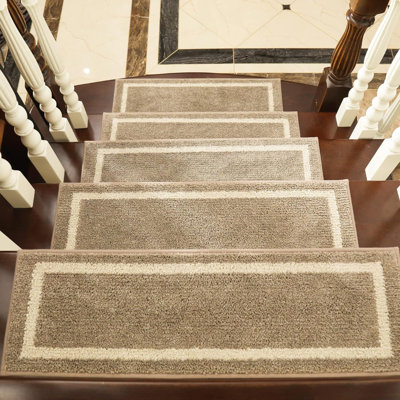 Tapis d'escalier doux antidérapants pour tapis d'escalier en bois pour enfants et pour chien