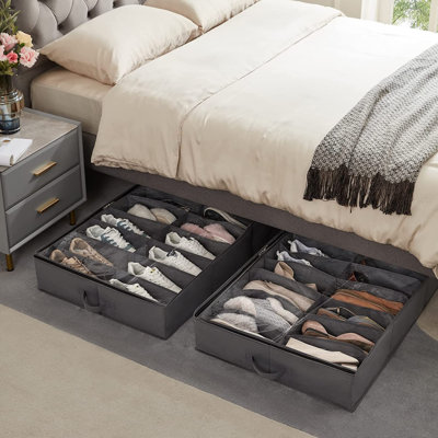 32 Pair Stackable Shoe Storage Box