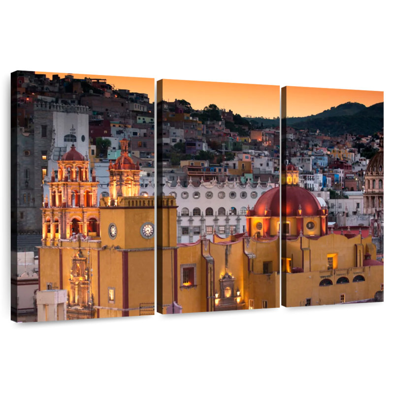 Sebbie Guanajuato au coucher du soleil, H 42 po x l 65 po