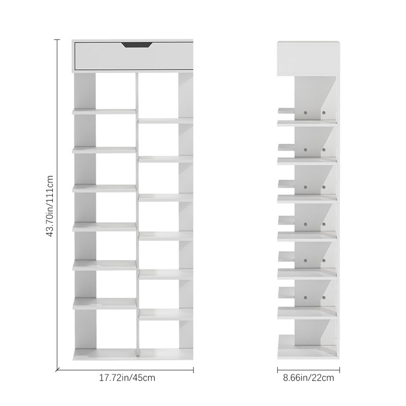 14 Pair Shoe Rack