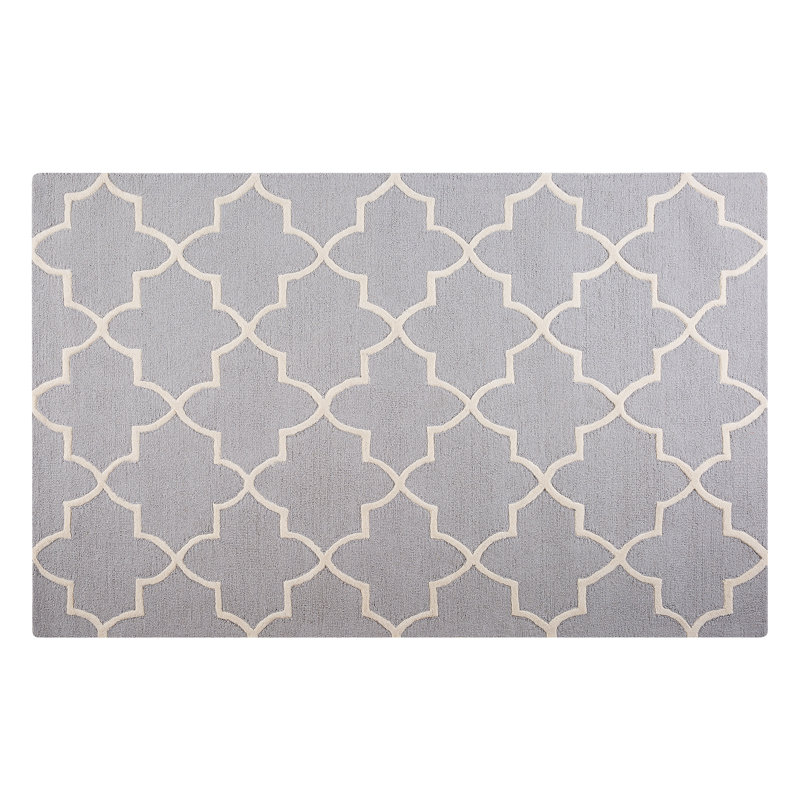 Jalyn Geometric Wool Hand Woven Area Rug, Rectangle 200 x 300cm