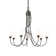 Flora 7 - Light Shaded Classic/Traditional Chandelier