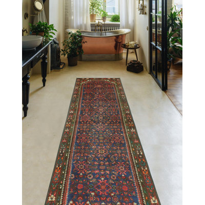 Aivry One-of-a-Kind 3'3" X 12'8" 1980s Runner Wool Area Rug