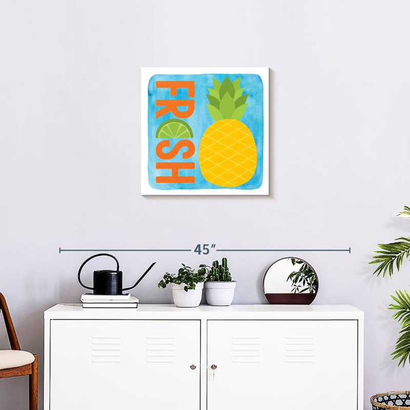 Yarlin Fresh Pineapple, 20" H x 20" W