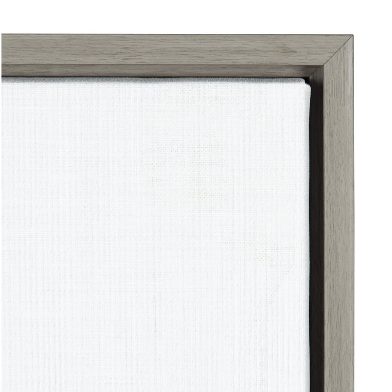 "Animal Studio Burro" par Amy Peterson, reproduction d'art sur toile encadrée, Cadre gris