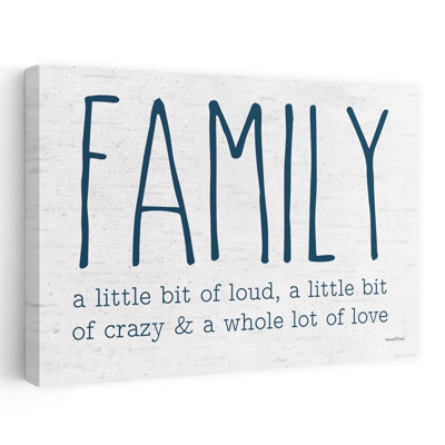 Family - Modern Farmhouse Family Quote Love And Chaos Modern Family Decor Art
