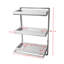 Étagère de salle de bain murale l 15,75 po x H 26,25 po x P 10,5 po Saskatia