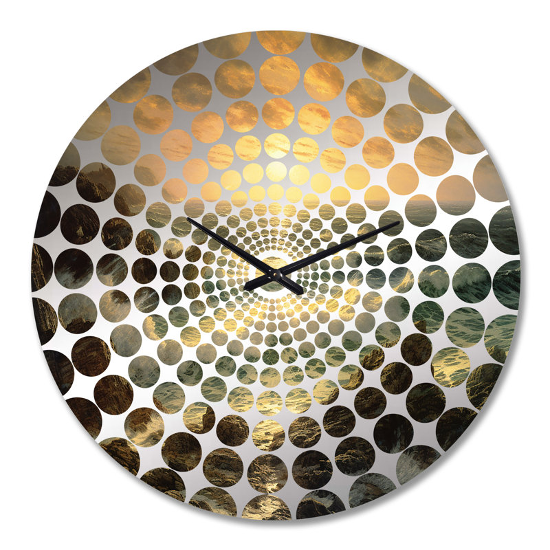 Horloge murale Wild Ocean, Très grand