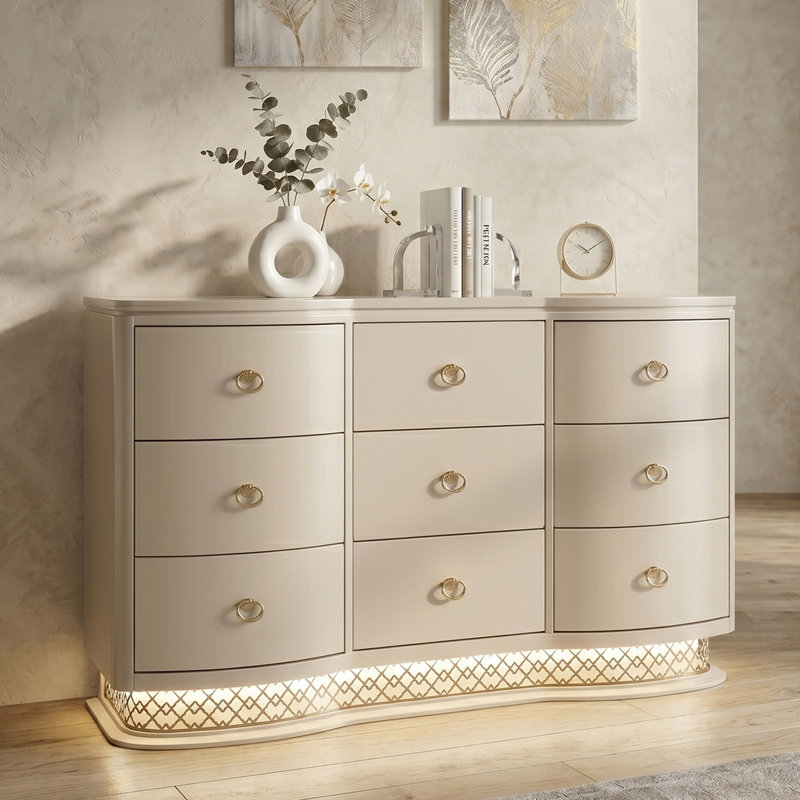 Commode 9 tiroirs Flora
