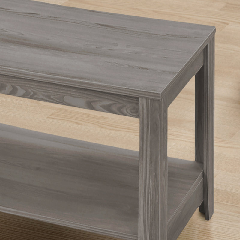 Ensemble de table, ensemble 3 pièces, café, bout, côté, accent, stratifié, transitionnel, Gris