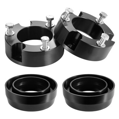 3 in Front 2 in Rear Leveling Lift Kit for 03-22 4Runner 2WD 4WD 4.96 x 4.96 x 1.5 in Polyurethane 1 PCS Leveling Lift Kit Black Easy Installation