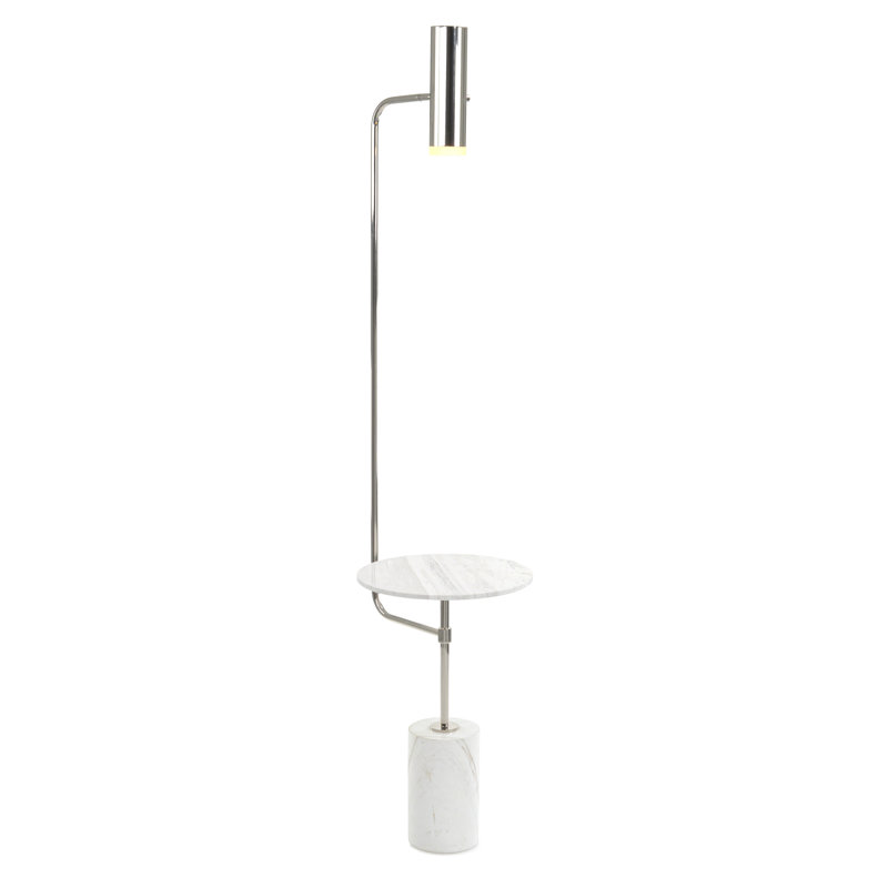 Illuminated Tray Table Floor Lamp