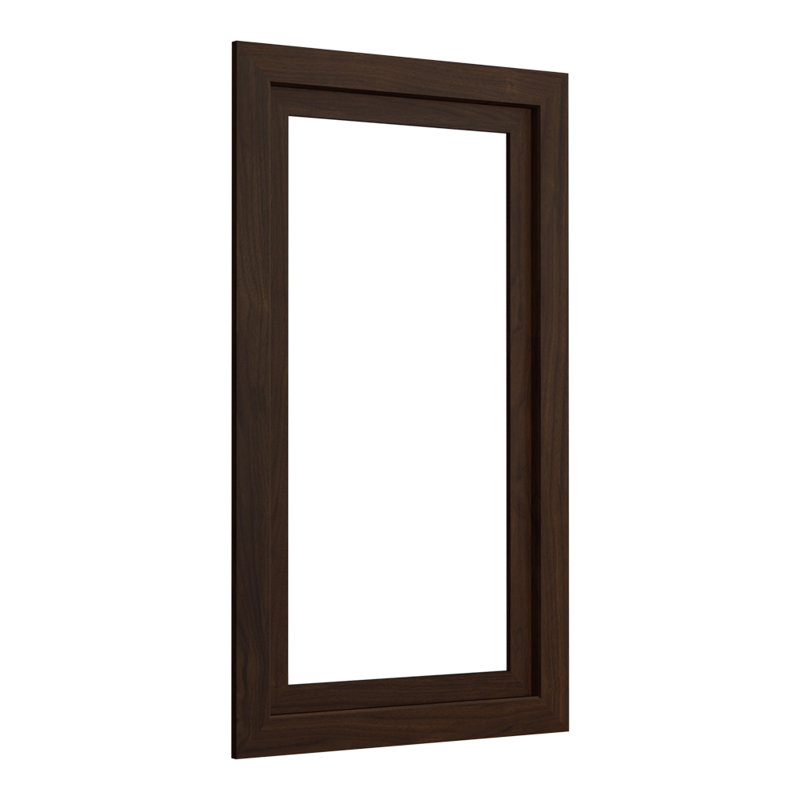 Poplin® Marabou® Medicine Cabinet Surround, 15" Wide, Ramie Walnut