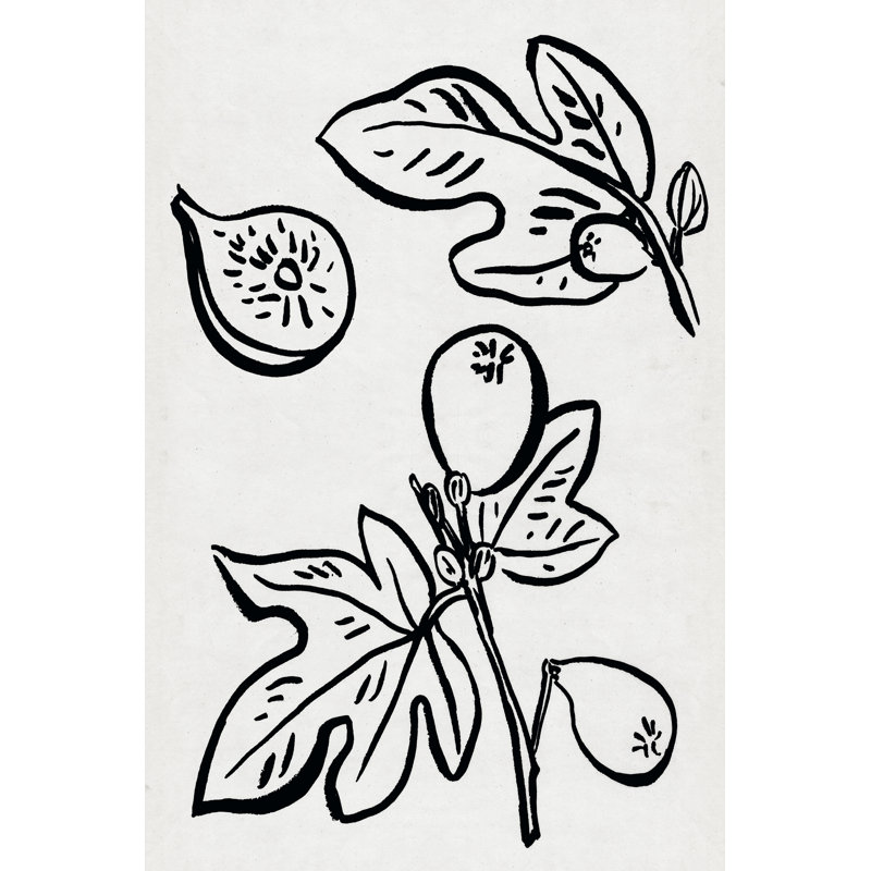 Fig Season II by Melissa Wang - Wrapped Canvas Painting, 46cm H x 30cm W x 3.8cm D