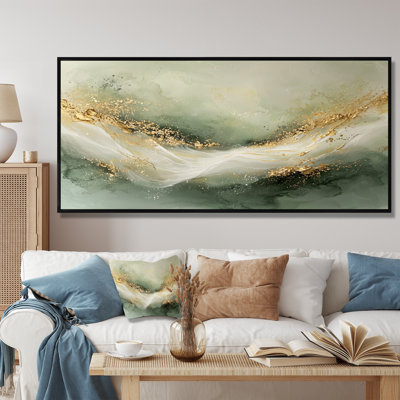 «Ephemeral Emerald Pathway To The Gemstone III», art mural encadré en marbre