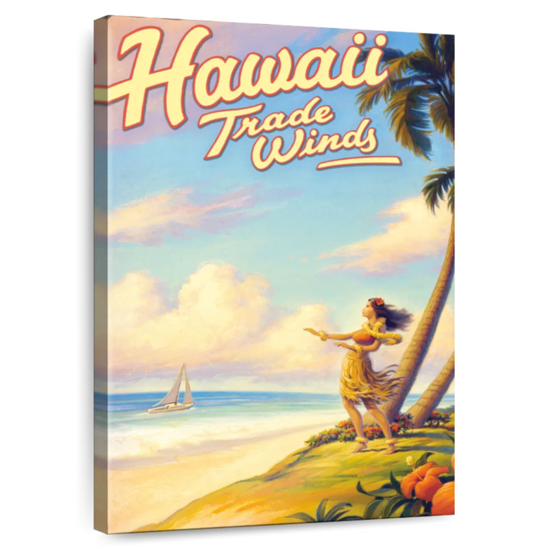 Gillard Hawaii Tradewinds, H 36 po x l 24 po