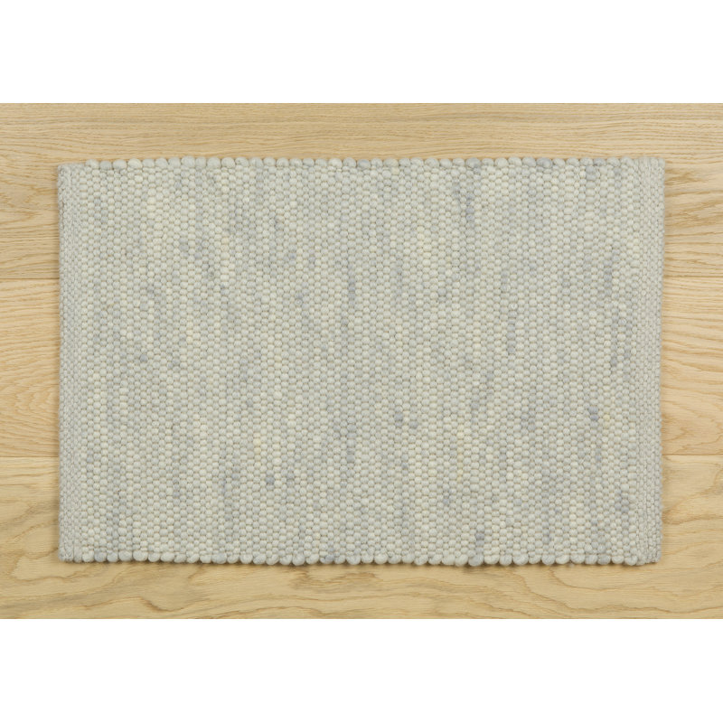 Solid Colour Wool Area Rug, 170 x 240 cm